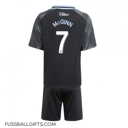 Aston Villa John McGinn #7 Fußballbekleidung Auswärtstrikot Kinder 2025-26 Kurzarm (+ kurze hosen)